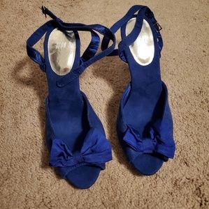 Blue heels